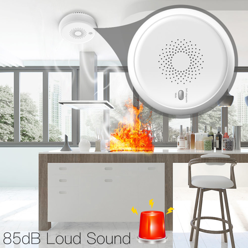Wireless Smart ZigBee Smoke Detector